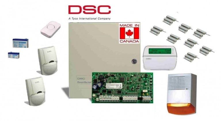 Πλήρες Σετ Συναγερμού DSC PC1616 με LCD πληκτρολόγιο