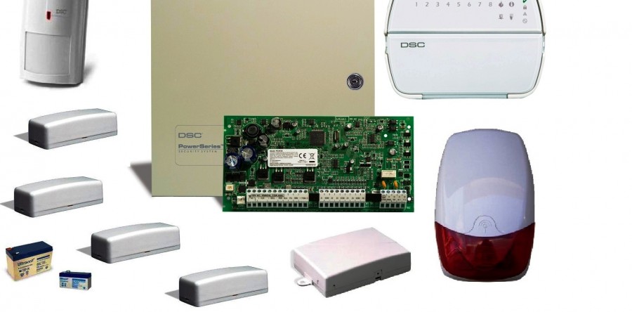 Πλήρες Σετ Ασύρματου Συναγερμού : DSC PC1616 με Δέκτη RF 5108